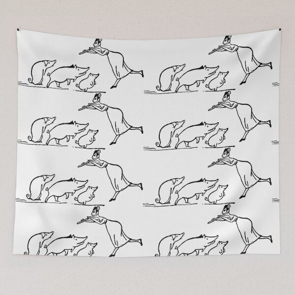 Item preview, Mouse Lady Teaching Music To Pigs designed and sold by iTrending.