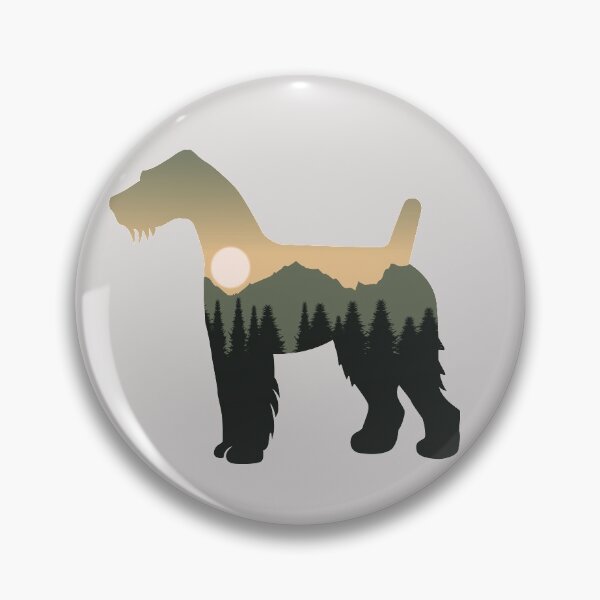 Item preview, fox terrier dog forest mountain sunset gift designed and sold by alaechamlal.