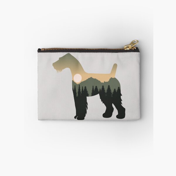 Item preview, fox terrier dog forest mountain sunset gift designed and sold by alaechamlal.