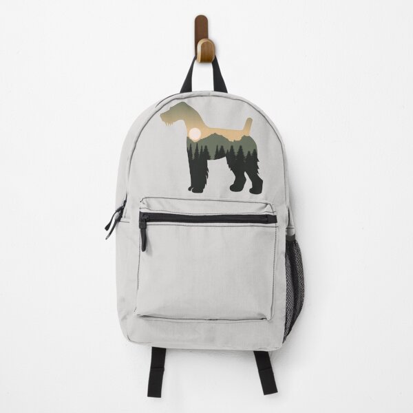 Item preview, fox terrier dog forest mountain sunset gift designed and sold by alaechamlal.