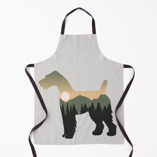 Item preview, fox terrier dog forest mountain sunset gift designed and sold by alaechamlal.