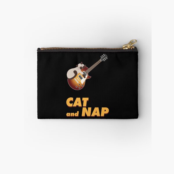 Item preview, Relaxed Cat on Rock Guitar | Siamese | Catnap | Sunburst designed and sold by Fluffy-Vectors.