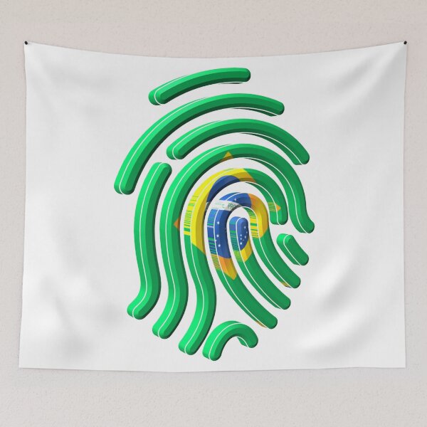 Item preview, Brazilian Flagprint (W) designed and sold by Boakes-Digital.