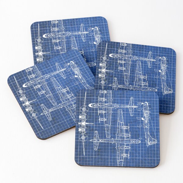 Item preview, Boeing B29 Superfortress Blueprint Vintage style designed and sold by geoji.