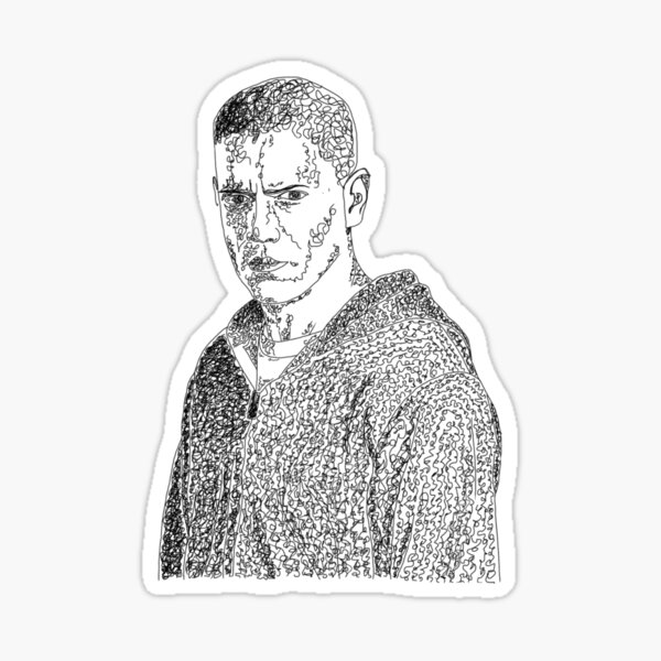Item preview, Michael Scofield (Sticker Version) designed and sold by Immure-art.