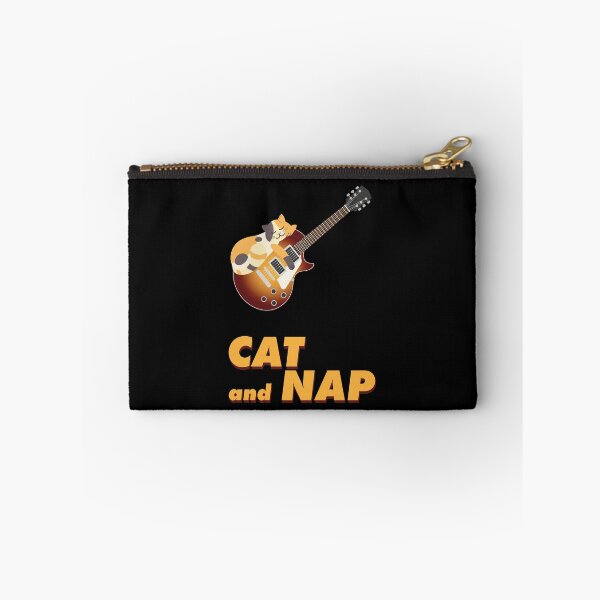 Item preview, Relaxed Cat on Rock Guitar | Calico | Catnap | Sunburst designed and sold by Fluffy-Vectors.