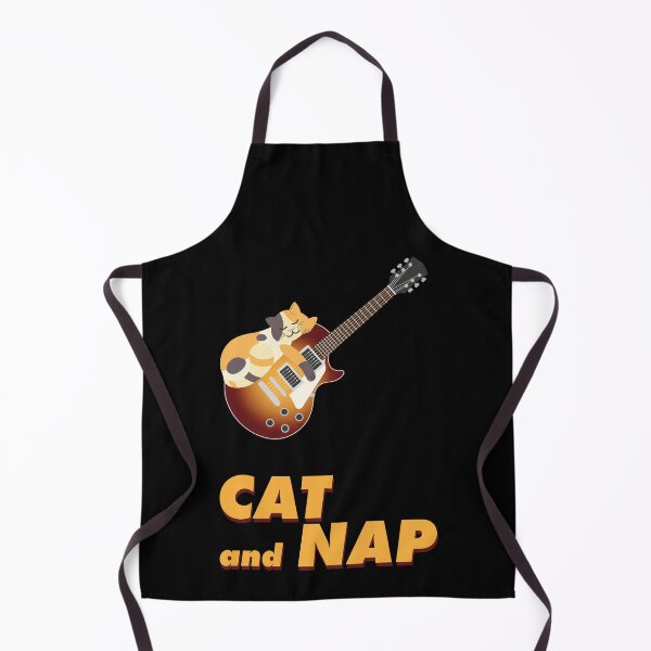 Item preview, Relaxed Cat on Rock Guitar | Calico | Catnap | Sunburst designed and sold by Fluffy-Vectors.