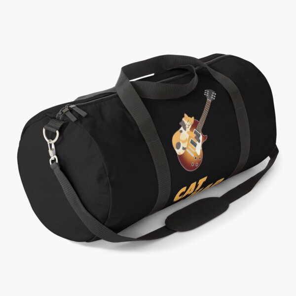 Item preview, Relaxed Cat on Rock Guitar | Calico | Catnap | Sunburst designed and sold by Fluffy-Vectors.