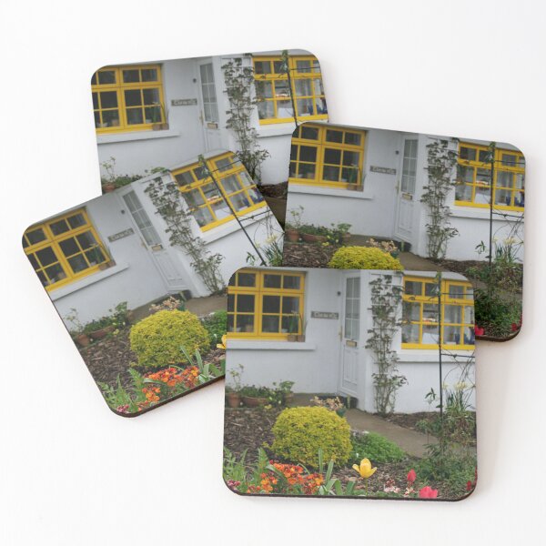 Item preview, House with Yellow Windows in Adare, Ireland designed and sold by Calidris Fotografie Steffi & Ben Köppler.