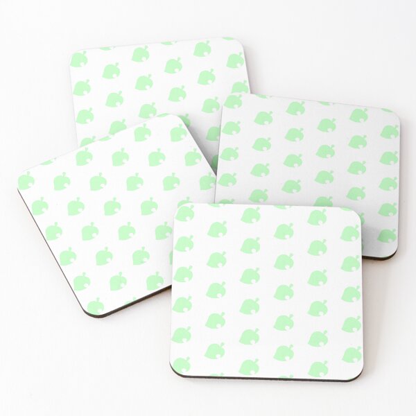 Item preview, mint green animal crossing leaf designed and sold by Multiminjae.
