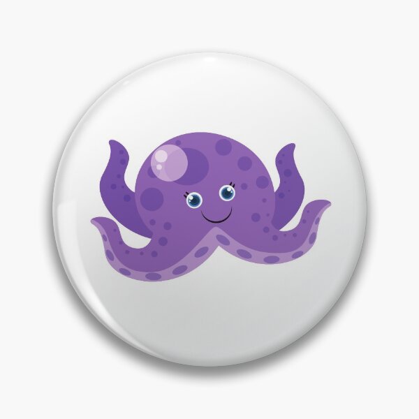 Item preview, Cute Purple Octopus  designed and sold by treasure-crafts.