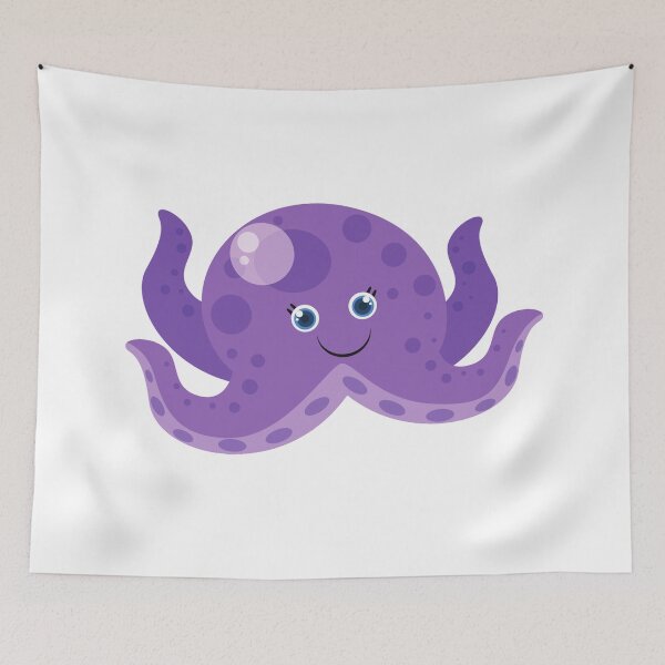Item preview, Cute Purple Octopus  designed and sold by treasure-crafts.