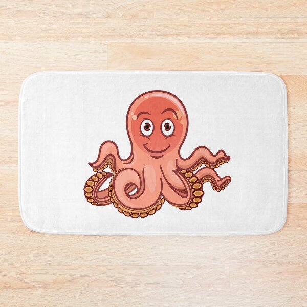 Item preview, Cute Orange Octopus  designed and sold by treasure-crafts.