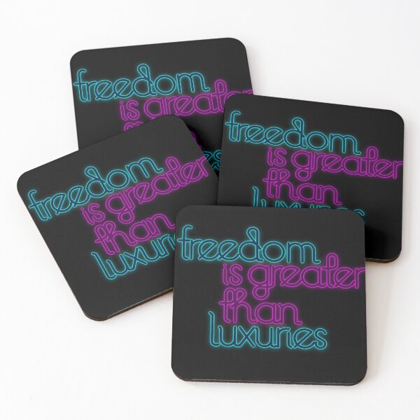 Item preview, Freedom is greater than Luxuries  designed and sold by Wishmi Lucky.