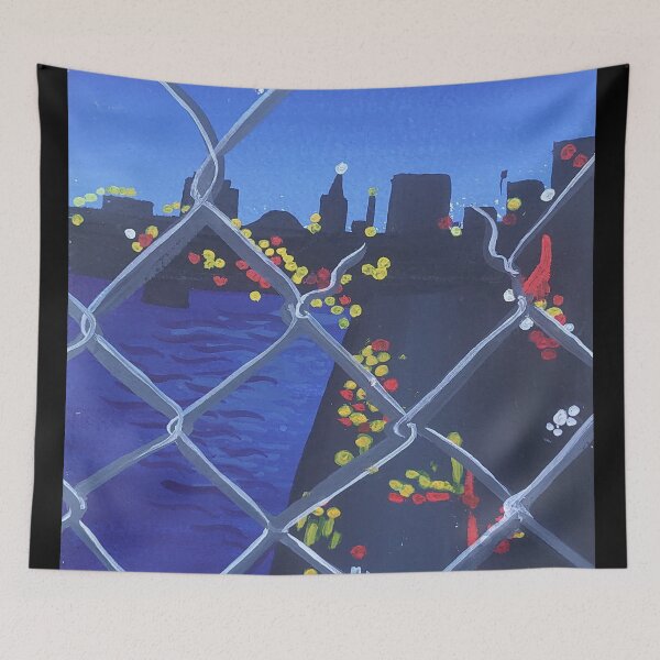 Item preview, pintura de la ciudad designed and sold by ishwar-store.