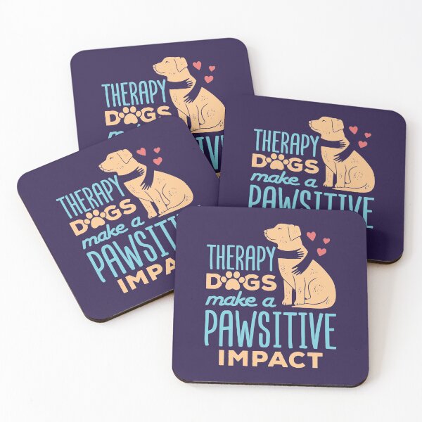 Item preview, Therapy Dogs Make a Pawsitive Impact designed and sold by jaygo.