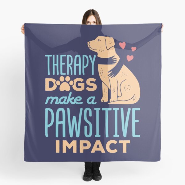 therapy dog scarf