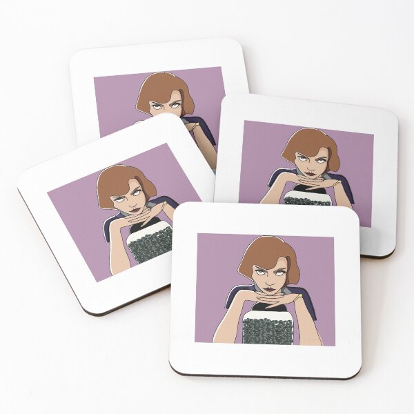 Item preview, The Queen's Gambit  Fan art - Beth and Green Pills  designed and sold by Wariowar.