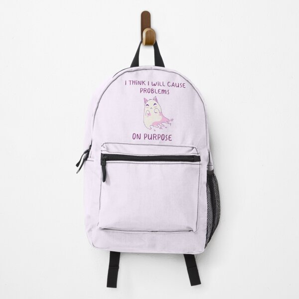 Item preview, I Think I Will Cause Problems On Purpose, Ghost Kitty Quote designed and sold by ForTheFrogWar.