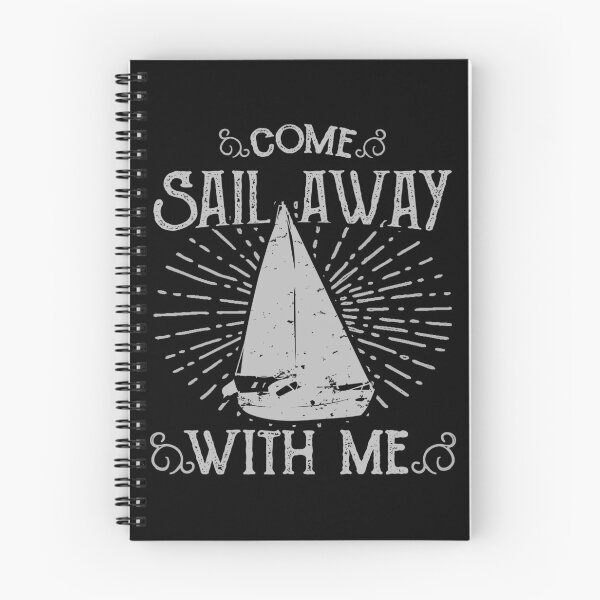 Item preview, Come Sail Away with me retro sail boat sunset designed and sold by LeBreab.