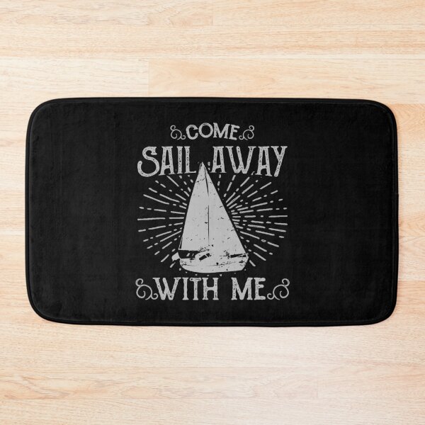 Item preview, Come Sail Away with me retro sail boat sunset designed and sold by LeBreab.