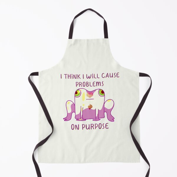 Item preview, I Think I Will Cause Problems On Purpose, Zombie Frog Quote designed and sold by ForTheFrogWar.