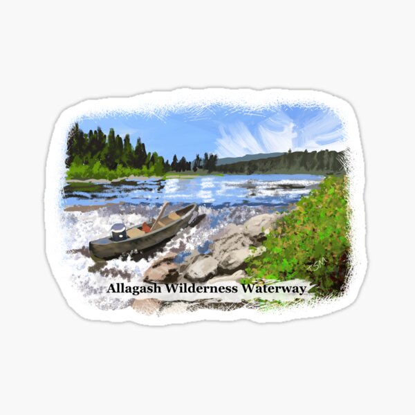 Allagash Wilderness Waterway Sticker