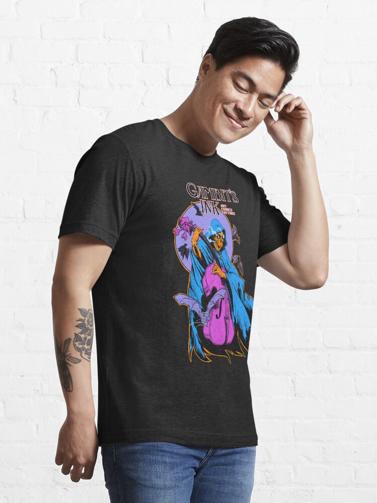 Thumbnail 3 of 7, Essential T-Shirt, Bass Player designed and sold by GambitsInk.