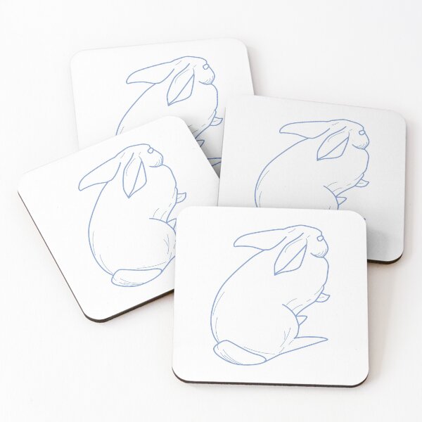 Item preview, blue bunny designed and sold by AnnaBaldon.