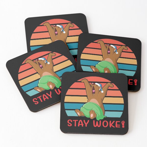 Item preview, Stay Woke Tees: bear yawn and sleep designed and sold by timothybakerhi.