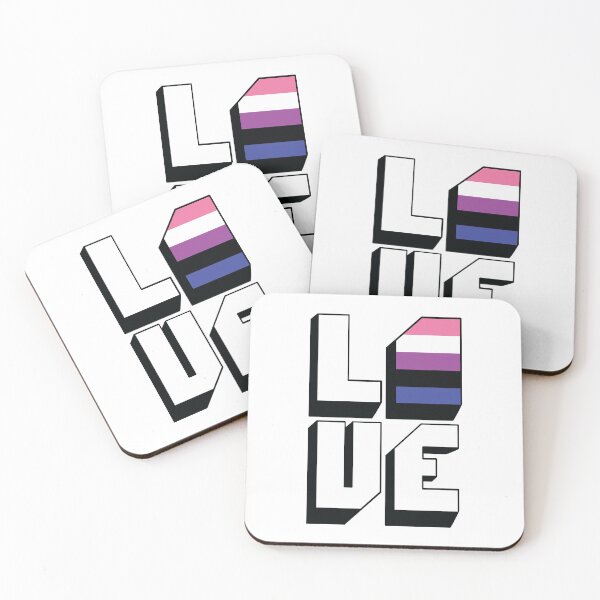 Item preview, LOVE pride genderfluid designed and sold by lazarusheart.