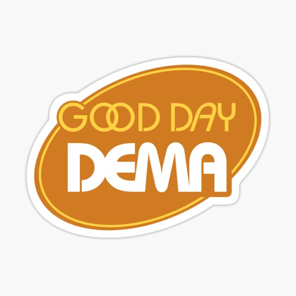 Good Day Dema Logo Sticker