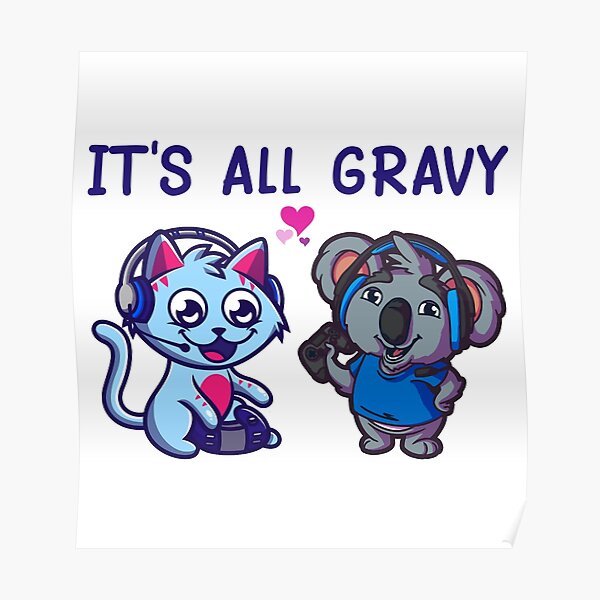 Roblox Cat Posters Redbubble - gravy cat man roblox avatar