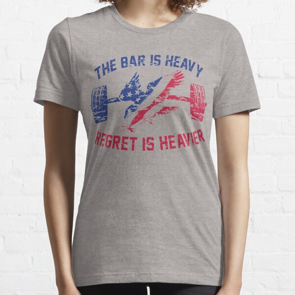 Item preview, The Bar Is Heavy Regret Is Heavier - RWB designed and sold by irondiscipline.