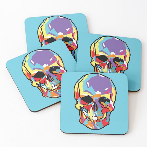 Item preview, Pop Art Blue Skull designed and sold by Dara Kissel.
