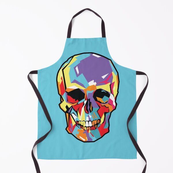 Artikelvorschau, Pop Art Blue Skull entworfen und verkauft von Dara Kissel.