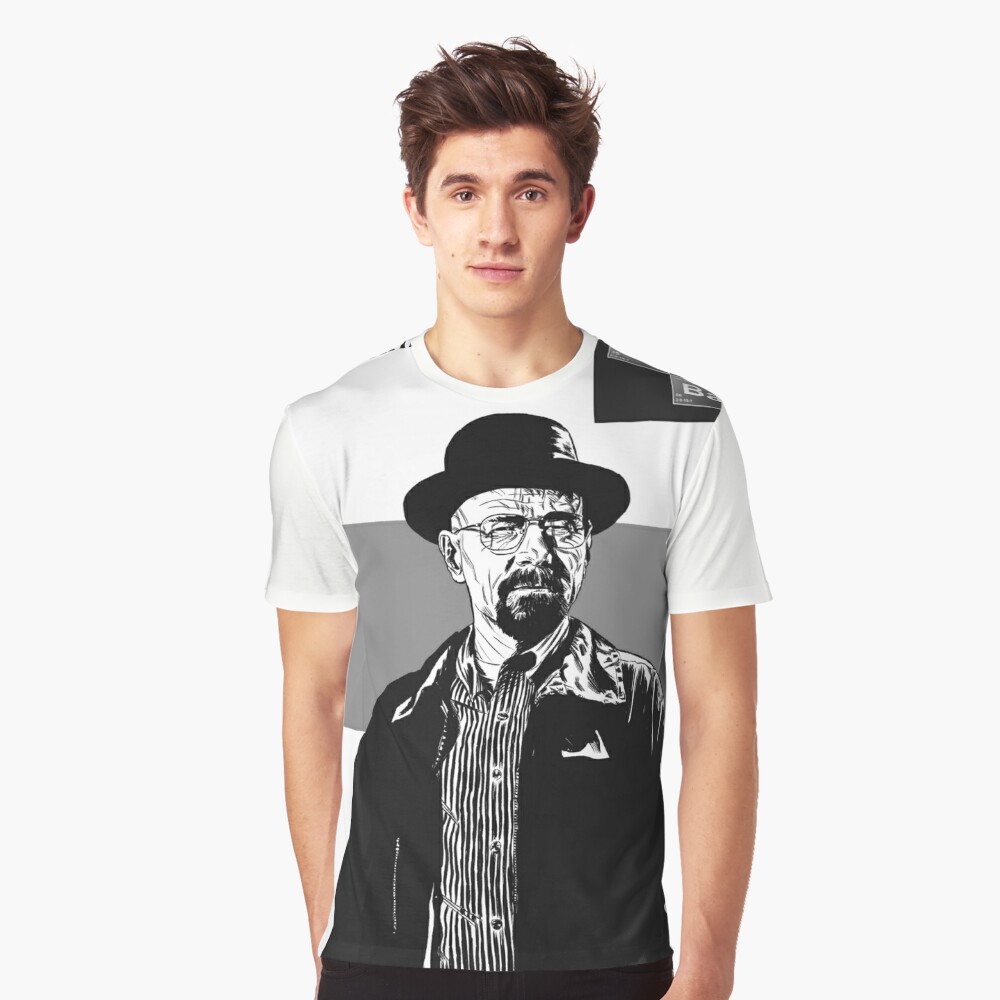 BREAKING BAD WALTER WHITE tv series t-shirt Graphic T-Shirt for Sale by Dario  Formisani