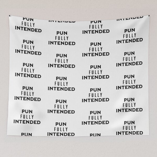 Item preview, Pun Fully Intended (Black) designed and sold by VicEllisArt.