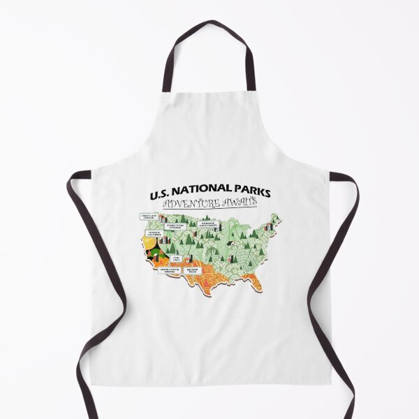 Item preview, 62 National Parks Map Gifts US Park Vintage Camping Hiking designed and sold by Independence arrival.