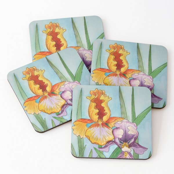 Item preview, Iris designed and sold by ArtLanaStudio.