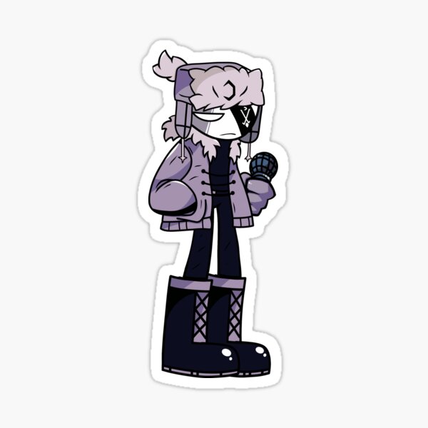 Ruv detailed version FNF mod Character Sticker