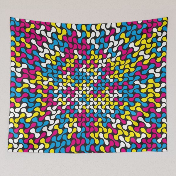 Item preview, Warped Metaballs Pattern (CMYK Colour) designed and sold by John Uttley.