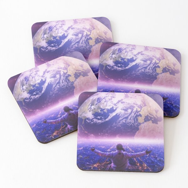 Item preview, Planet earth, top of the world wallpaper designed and sold by Niekvs.
