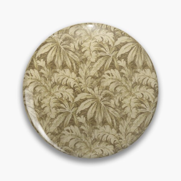 Item preview, Vintage Taupe Leaves - Antique Wallpaper Palm Leaf Design designed and sold by kmcs.