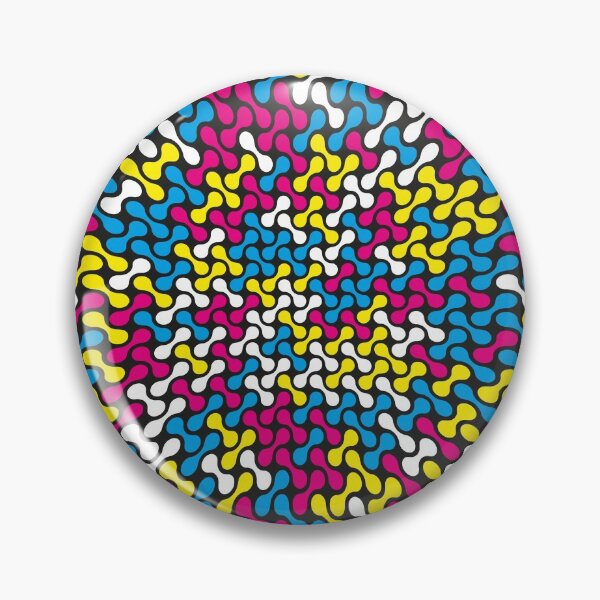 Item preview, Warped Metaballs Pattern (CMYK Colour) designed and sold by John Uttley.