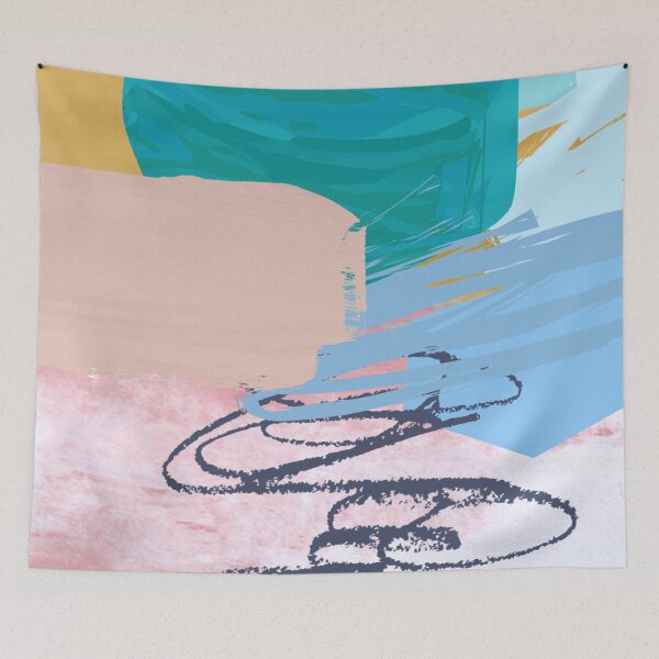 Item preview, Blue Acrylic Collage designed and sold by Designs By YL.