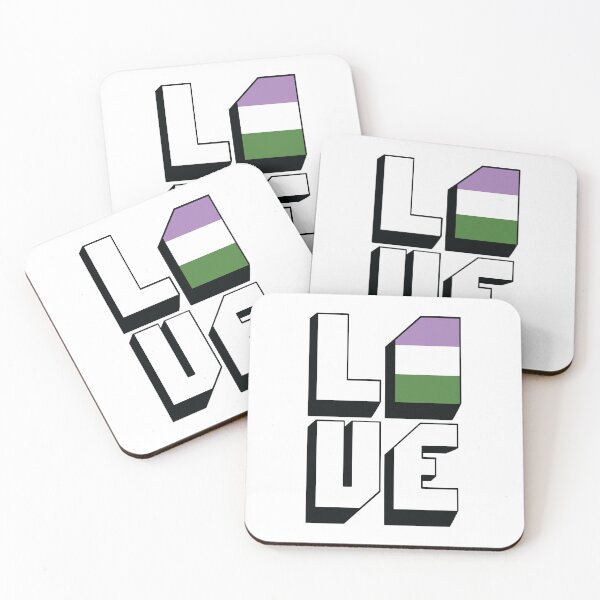 Item preview, LOVE pride genderqueer designed and sold by lazarusheart.