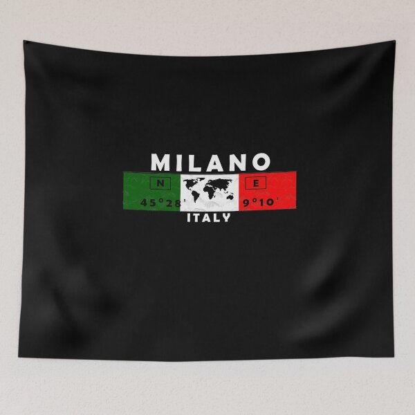 Item preview, Milano Italy GPS Coordinates designed and sold by Gina-Driada.