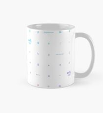 buffy big bads: rainbow on white Mug