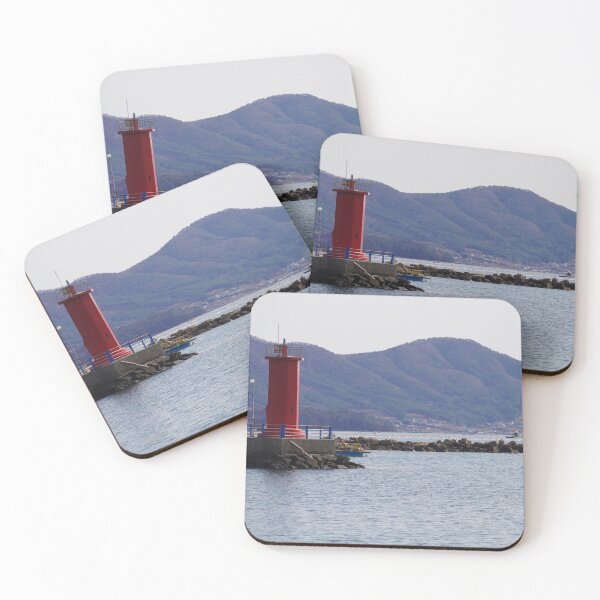Item preview, Korea sea red lighthouse  designed and sold by sjkimphoto.